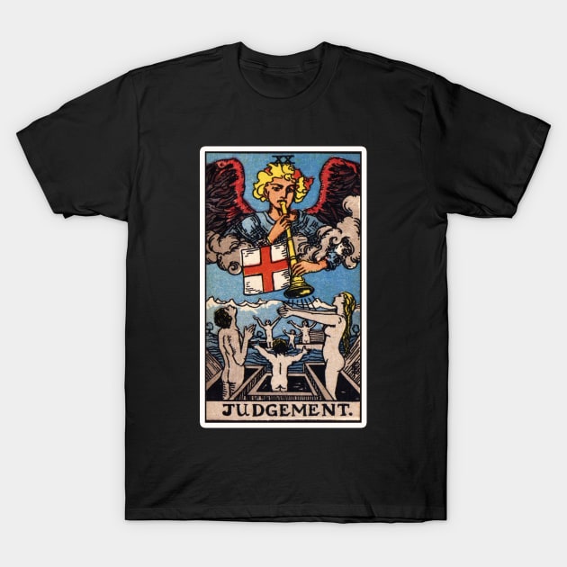 Judgment Tarot Card T-Shirt by visionarysea